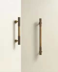 KENSWICK KNURLED BRASS CABINET PULL
