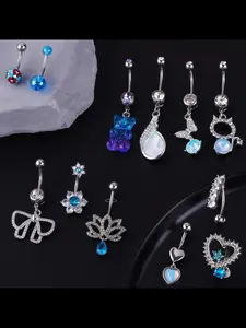 High-Quality Y2K Body Jewelry Navel Piercing Jewelry, Non Tarnish, Low Allergy, Fade-Resistant, Perfect for Daily Wear & Parties, Ideal Gift for Birthdays & Dates
