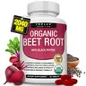 Toplux Organic Beet Root Tablets -  Nitric Oxide Booster Beetroot Supplement 2040mg