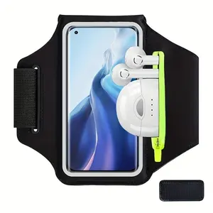 Outdoor Arm Bag,Active Sports phone armband, touchscreen-compatible arm pouch, unisex fitness training trail running armband, cycling arm pouch, running phone pouch, suitable for phones up to 6.8 inches