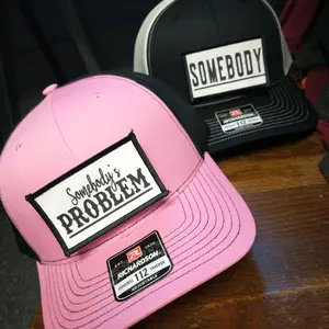 Somebody's Problem Couple Hats, His & Hers Matching Baseball Caps pink daily richardson for concert hat truckerhats custom trucker hat camo snapback