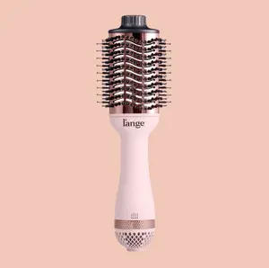 L'ANGE HAIR - Le Volume 2-in-1 Titanium Blow Dryer Brush | Frizz Control Blowout Hair Dryer Brush For Drying And Straightening | Volumizing Hot Air Styler For All Hairstyles, Storage, Multifunctional Hair Dryer, Handle