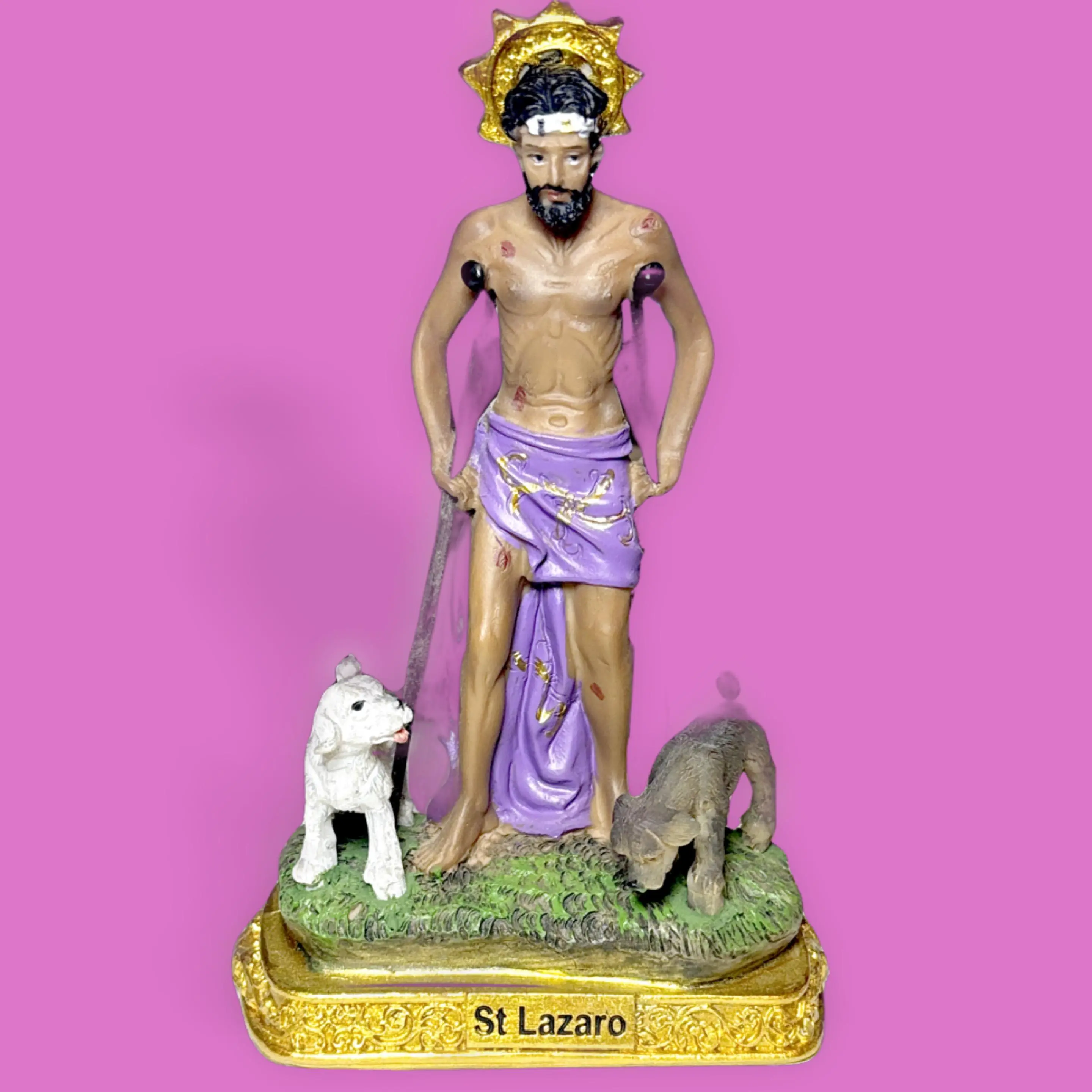 San Lazaro statue 5 inch