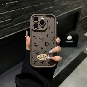 Small Floral Print Phone Case - Shockproof & Delicate for iPhone 17 Pro Max, 16 Pro Max, 15 Pro, 14, 13, 12, 11 Series - Sleek, Lightweight and Durable.
