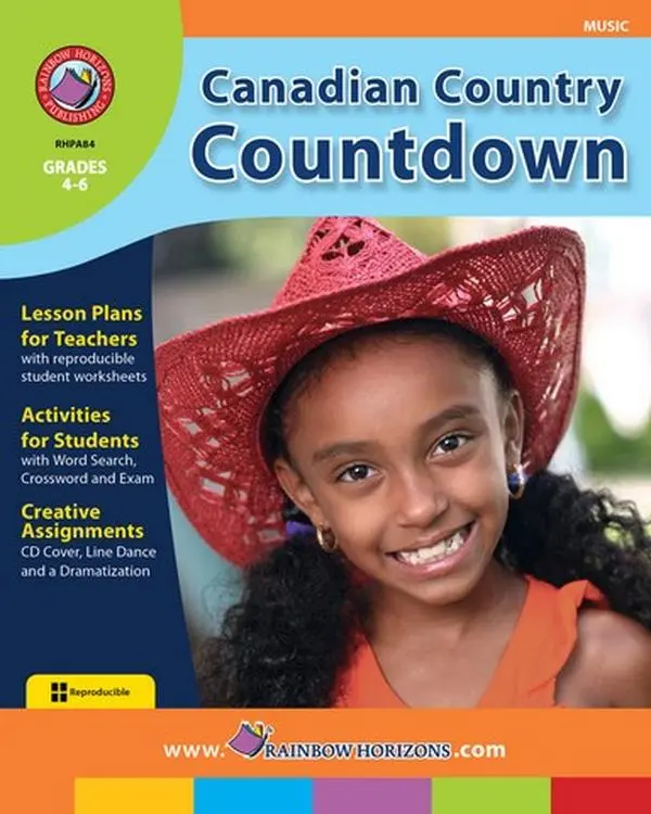 Rainbow Horizons Publishing Inc. A84 Canadian Country Countdown Gr. 4-6