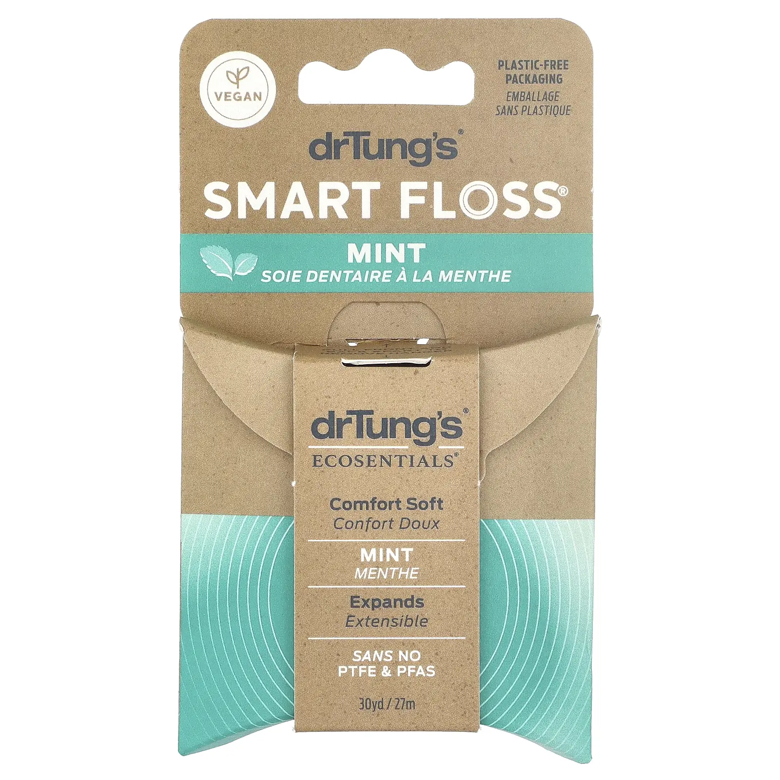 Dr. Tung's Ecosentials™, Smart Floss®, Mint, 30 yd (27 m)
