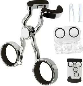 Contact Lens Applicator Tool - Easy Lens Helper for Beginners, Long Nails, Travel & Daily Use，Black