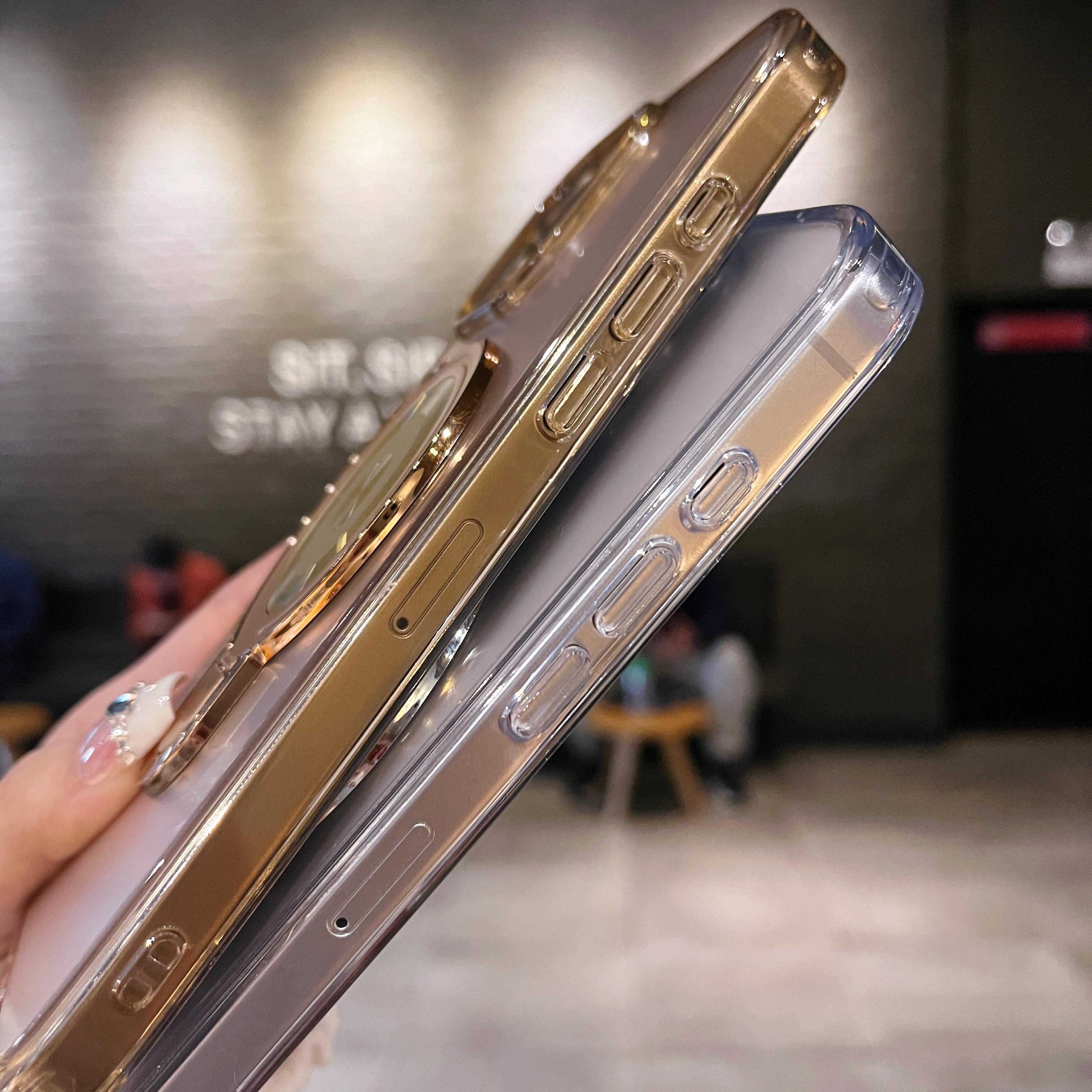 MagSafe Compatible Frosted Matte Phone Case with Kickstand & Touch Control, Luxury Rotatable Magnetic Holder Cover for iPhone 16 Series