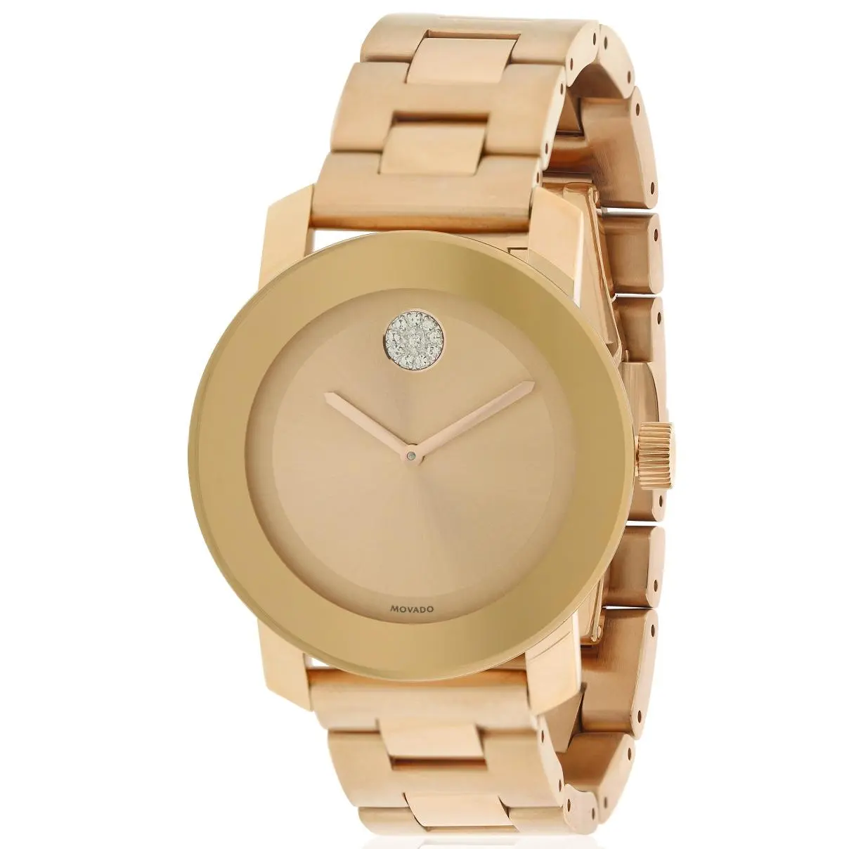 Movado Bold Rose Gold Unisex Watch 3600086