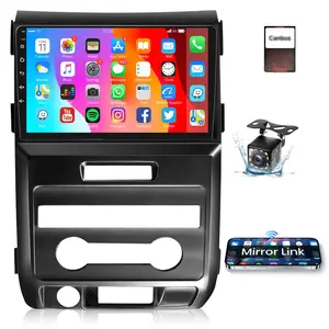 Ford 9-Inch Touch Screen Android 13 Car Video Player for Ford F150 2009-2012, Car Stereo with GPS Navigation, WiFi, Bluetooth, FM/RDS, EQ, Rear View Camera fathersdaygift