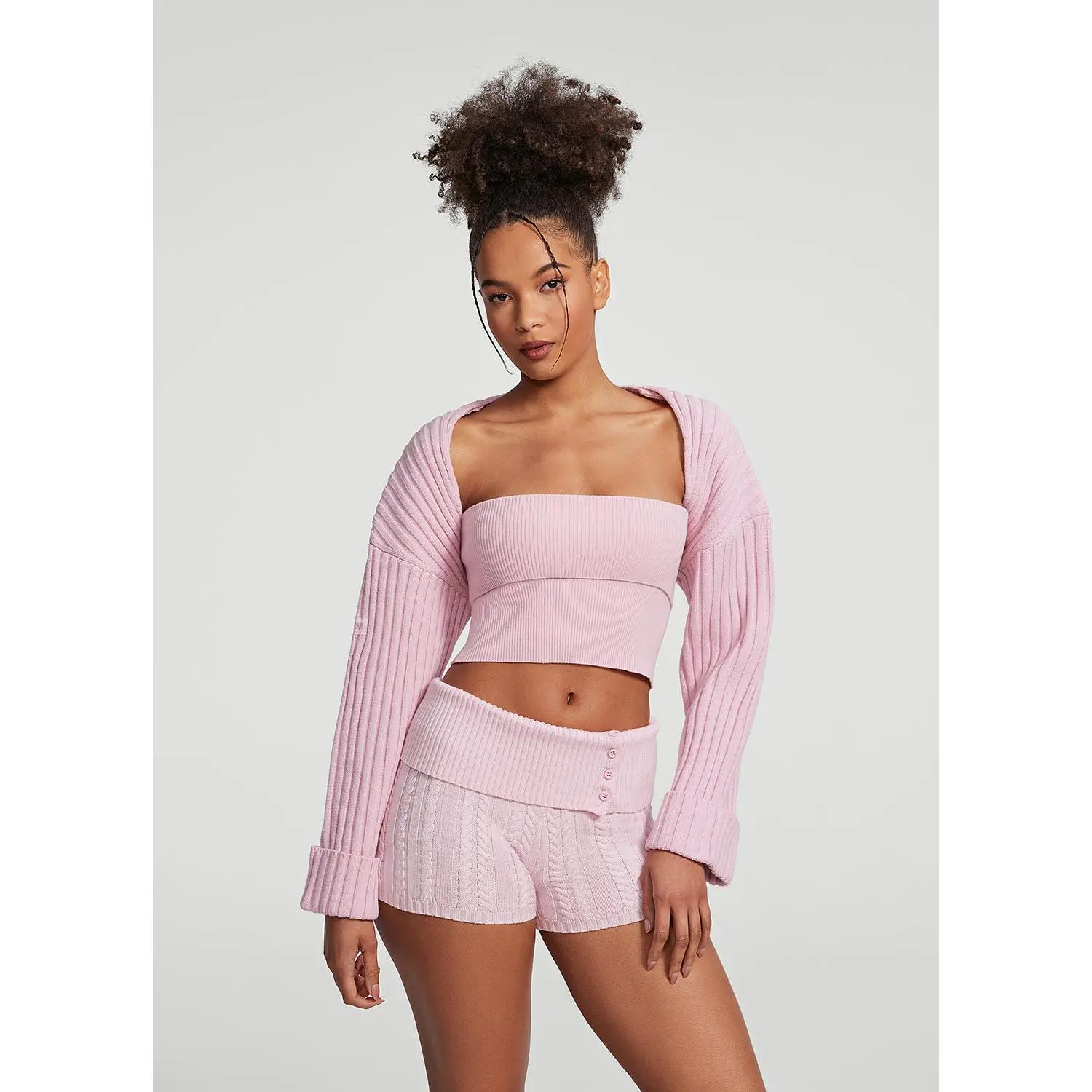 Ribbed Knit Shrug
