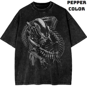 Xenomorph Alien Shirt, Predator Shirt, Movies Shirt, Vintage Graphic Tees, Unisex Vacation Outfits Top Menswear Womenswear Streetwear Tshirt