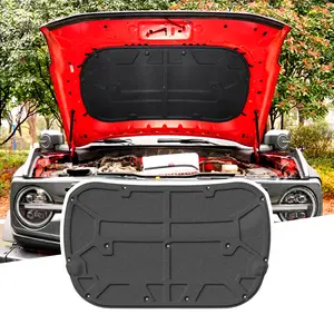 [Fits 21-25 Bronco] Hood Insulation Pad Mat Compatible with 2021-2025 Ford Bronco Sound Deadening Pad PET Engine Sound Insulation Mat Replacement for 2021-2025 Ford Bronco Accessories