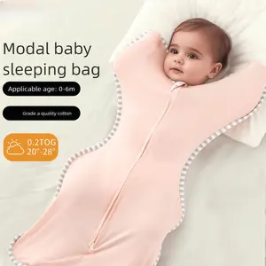 Breathable Infant Swaddle Sleep Bag, Newborn Wrap Blanket, Anti-Jump Sleeves, Prevents Kick-Off, Comfortable Baby Sleeping Gear