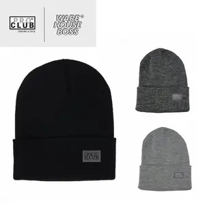 PROCLUB Men's Cuffed Logo Beanie PRO CLUB Thick Soft Knit Beanies One Size Fits Casual Warm Cozy Stretchy Ski All Outdoors Sports Hip Hop Harem