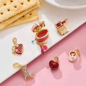 [Live-Q] Fizz and Rizz by Yorkett Jewelry Mystery Box – Amelia Collectible Charms Chain Bracelet, Adjustable Pendant Surprise, Cute Fun Gift for Collectors, Parties, Birthdays, and Holidays with Fizz Bomb Magic