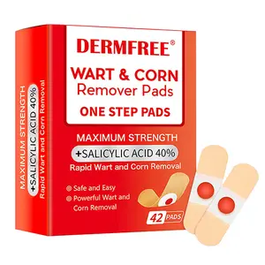 DERMFREE Wart & Corn Remover Pads - One Step Topical Pads