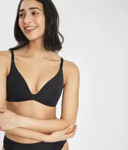 The Flex No-Wire Bra: Jet Black