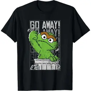 Sesame Street Oscar the Grouch Go Away T-Shirt