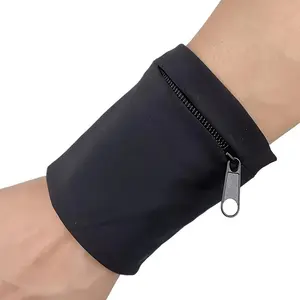 Outdoor Sports Wrist Bag Arm Band Sleeve Cycling Storage Pouch Hiking Arm Wallet Wristlet Ring Running Organizer