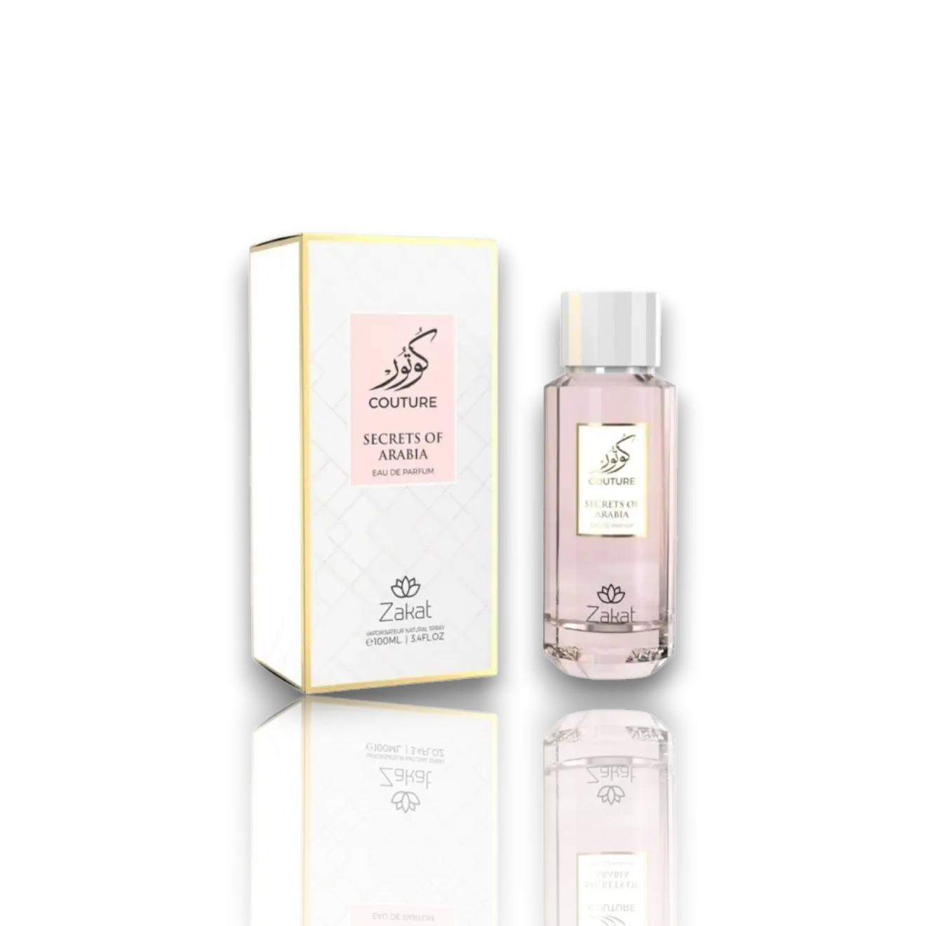 Zakat Parfums | Secret of Arabia | Couture | Unisex Fragrance | 100 ML 3.4 OZ | Eau De Parfum | Black Currant - Pear & Jasmine