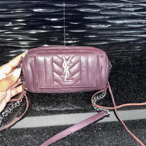 Pre-owned Yves Saint Laurent Smooth leather Crossbody Bags YSL Saint Laurent Monogram East West Rider Bag