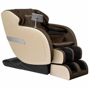 BrownRecliner Chair for Living Room, Adjustable Modern 3D Massage Chair Favor-05 with Elegant Design and Comfortable Seating