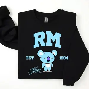 RM Est 1994 Sweatshirt, Hoodie BT21 Chibi Cute Sweater, Gift for fan, KPOP tour 2026