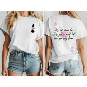 Ace Of Spades Print Shirt, Inspiring Quote Sweatshirt, Inspirational Quotes Hoodie, Positive Shirt, Women's Mental Health Shirt