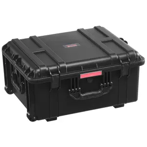 【Summervibes】VEVOR Weatherproof Hard Case, Heavy Duty Protective Dry Box Case with Pre-Cut Foam, Wheels & Retractable Pull Handles for Travel, Hunt, Military, Tactical, IP67 Waterproof Case for Cameras(63x50x32)