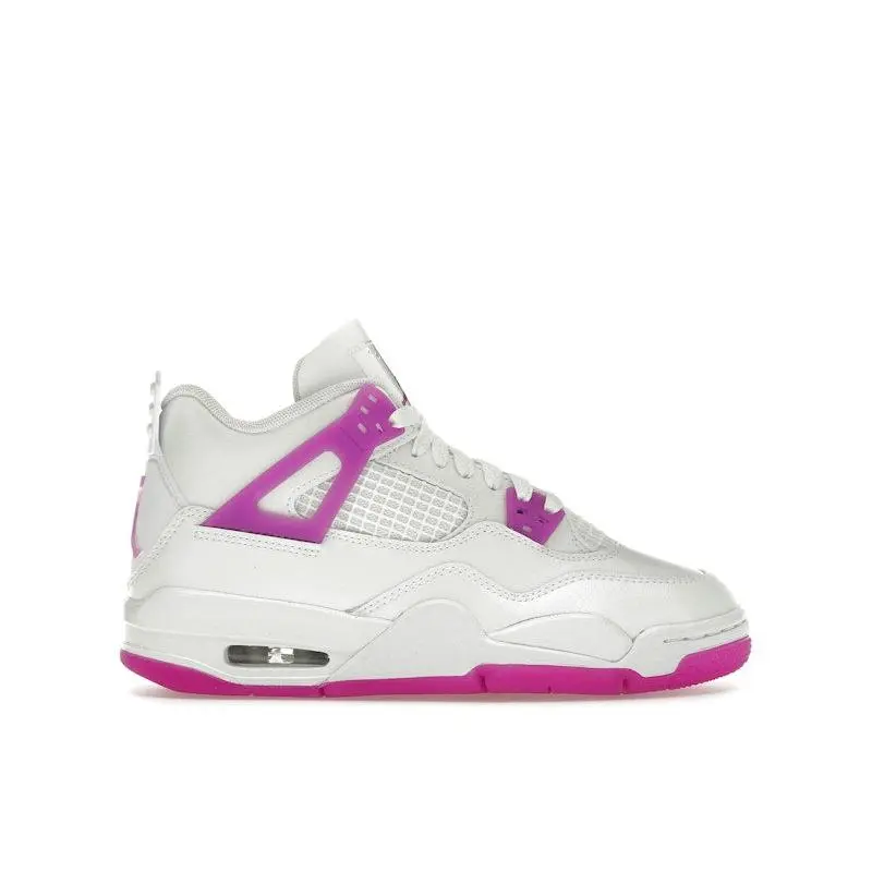 Jordan Kid's 4 Retro Hyper Violet Basketball Shoes, from StockX