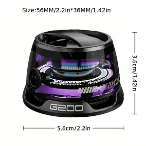 Mini Bluetooth Speaker with RGB Lights – True Wireless Stereo Pairing, 5W Loud Sound, Magnetic Portable Design for Gaming & Travel Audio Smartphone