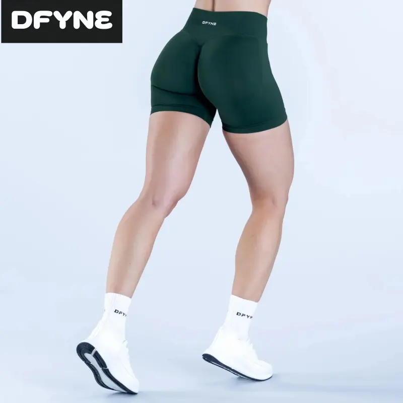 DFYNE Impact 4.5 Seamless Shorts| Low-rise Ribbed Waistband for Comfort and to Stay in Place