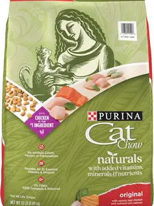Naturals With Added Vitamins, Minerals and Nutrients Dry Cat Food, Naturals Original - 13 lb. Bag