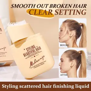 80ML Large Capacity Hair Styling Gel, Long-Lasting Portable, Easy Application, Instantly Tames Frizz, Adds Shine and Flexibility