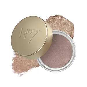 No7 Pro Artist Gilded Glimmer Cream Eyeshadow - Buildable Shimmer Eye Shadow for Bold, One-Swipe Color - Silky Long Wear Eye Makeup - Pearl Glow (3.4g)