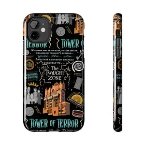 Disney-Inspired Phone Case - Tower of Terror  Phone Accessories for IP 17 16 15 14 13 12 11 Pro Max