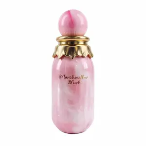 Marshmallow Blush Premium Eau de Parfum 100ml Elegant Sweet Fragrance Spray, Rich Soft Marshmallow Fresh Juicy Strawberry, Long Lasting Portable EDP Perfume Spray for Ladies, Exquisite Luxurious Gentle Casual Wear Body Fragrance Ideal Holiday Gift Perfume