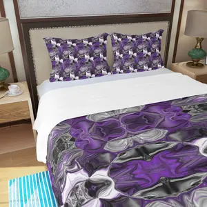 VIOLET MIRAGE 3PC Duvet Bedding Set with Zipper