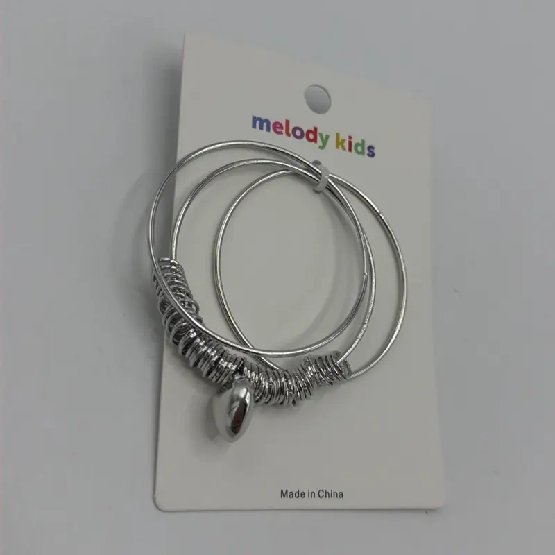Kids Silver bangle set