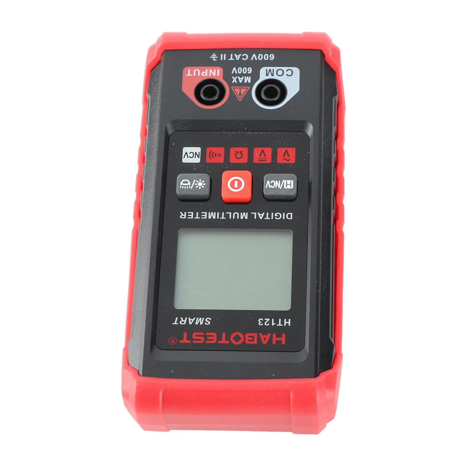 Digital Auto-Range Multimeter - High Accuracy, Backlit Display, Intelligent Mini Electrician Tool with Car Voltage Tester, ABS, Flashlight, 1 English Manual, Backlight