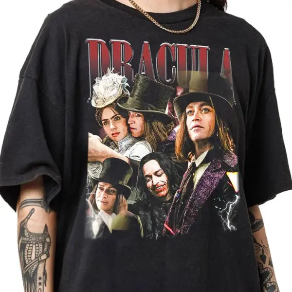 Dracula horror movie t shirt, vintage gothic graphic tee, retro y2k aesthetic dark academia shirt, spooky season tee