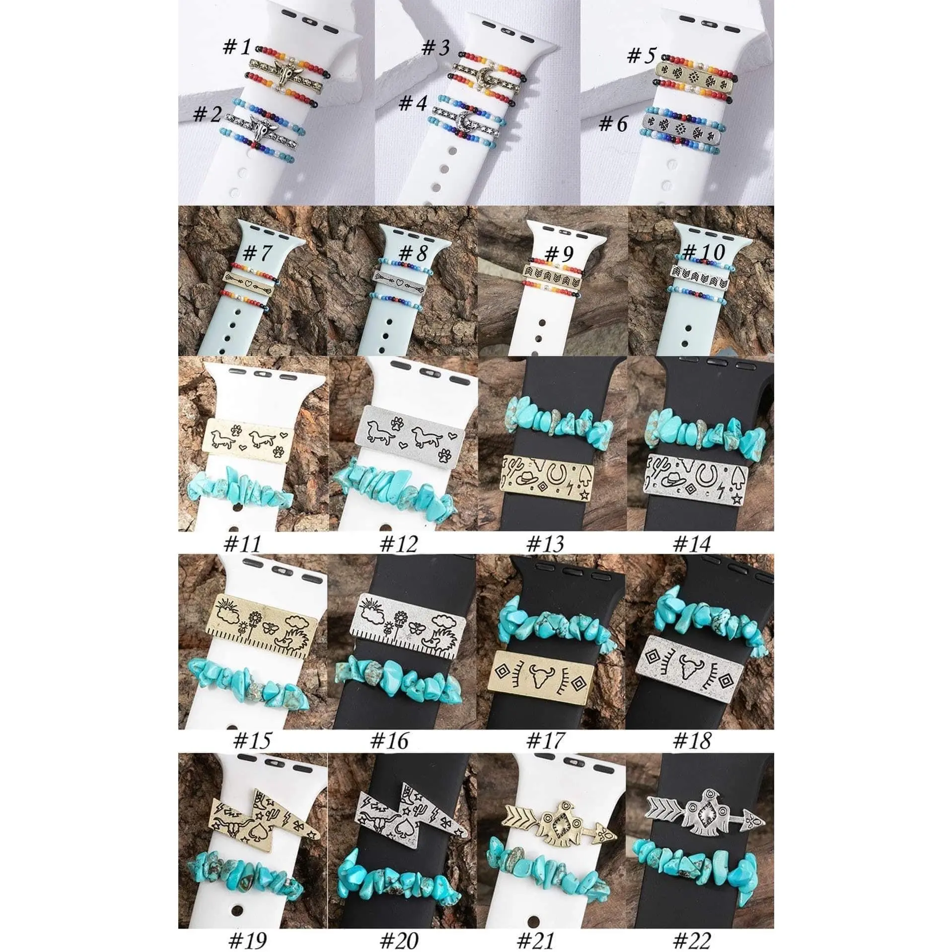 Watch band charms