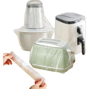 60 count Clear Small Appliance Dust Covers,Disposable Kitchen Appliance Covers for ,Mixer,Meat Slicer,Air Fryer,Toaster Oven, Processor,Blender,Slow Cooker,Coffee & Bread Maker