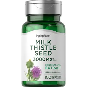Piping Rock Milk Thistle Seed Extract, 3000 mg (per serving), 100 Quick Release Capsules