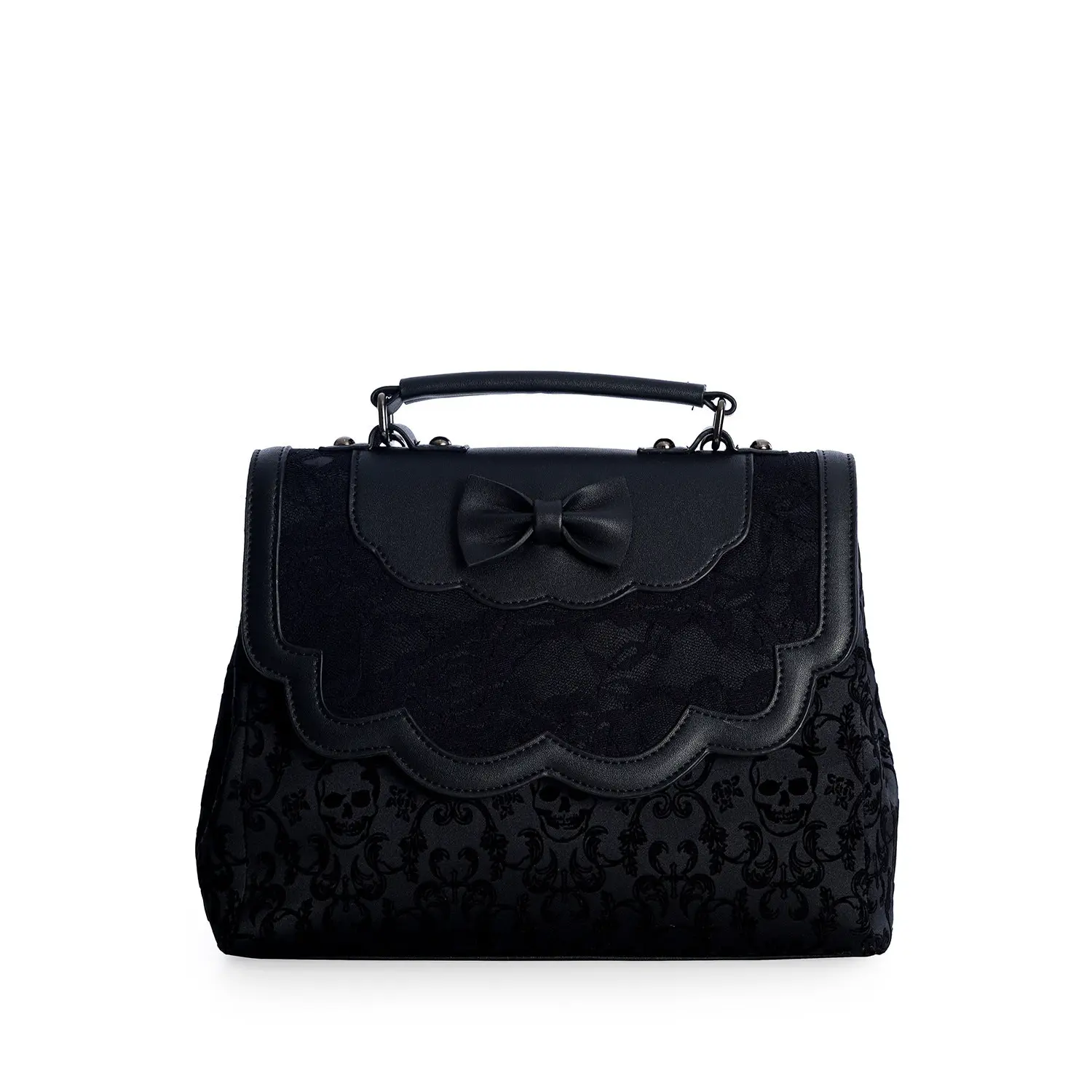 Black Veil Victorian Handbag