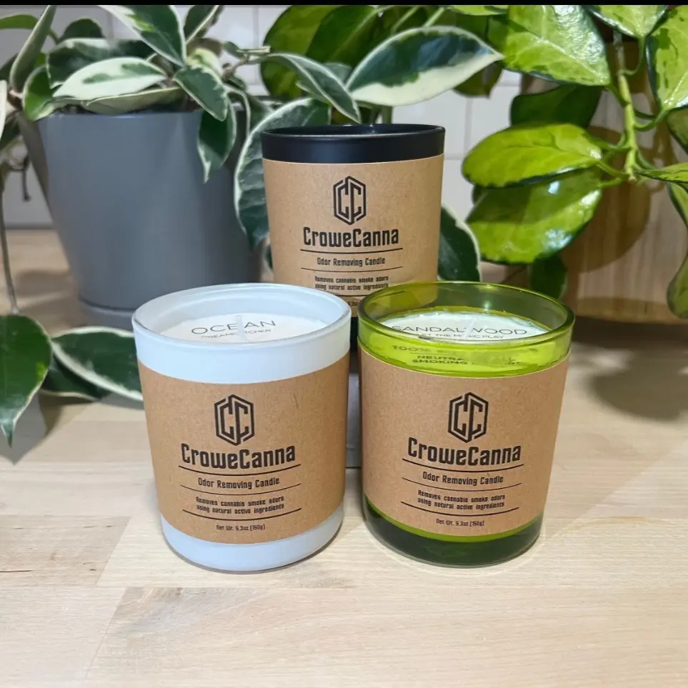 CroweCanna Smoke & Odor Removing Candles