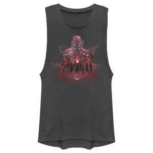 Juniors Womens Marvel Eternals Kro Group Festival Muscle Tee