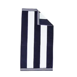 Superior Cotton Cabana Stripe Absorbent BeachTowel