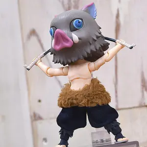 9CM Hashibira Inosuke Figure Anime Blade Of Demon Destruction Model Toy standing Posture Gift Collection Ornaments Handicraft